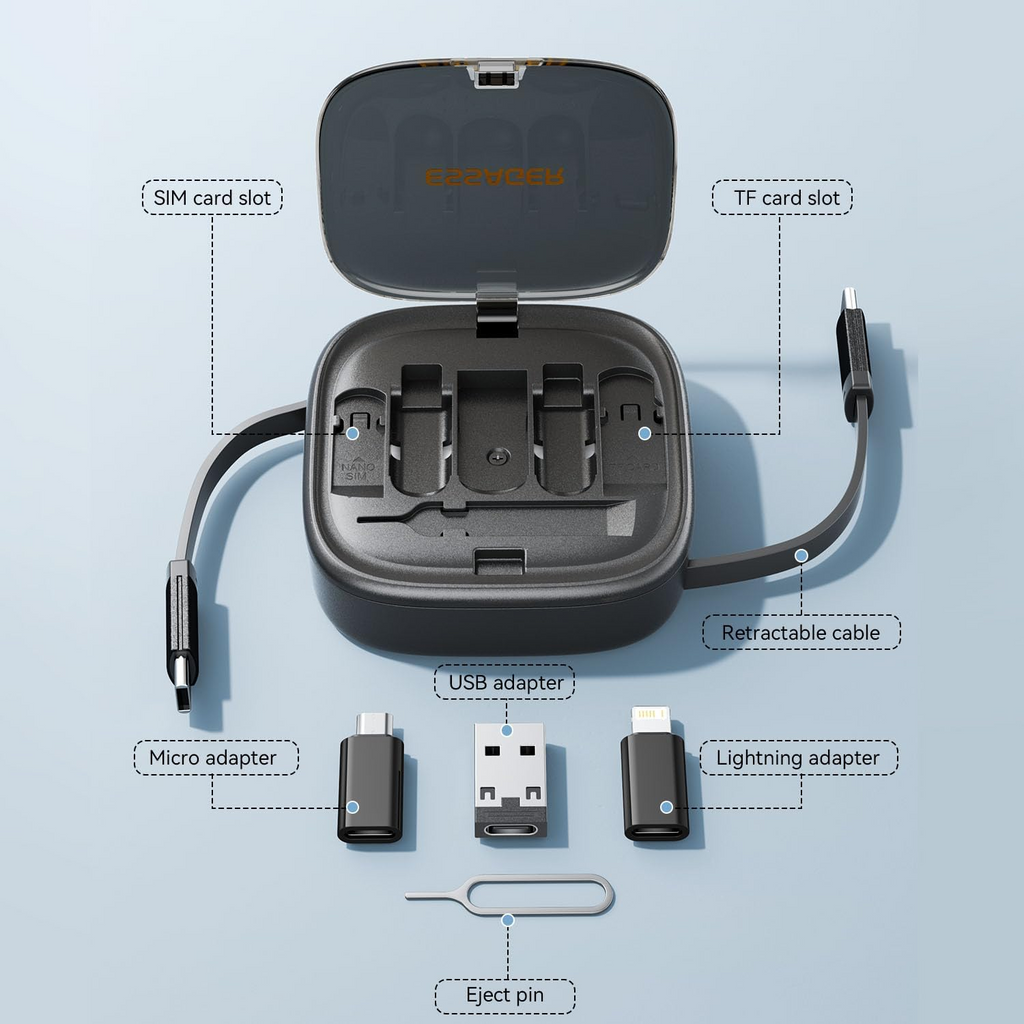 Travel Multi Charging Cable Box