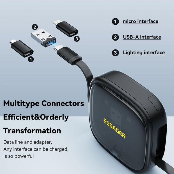 Travel Multi Charging Cable Box