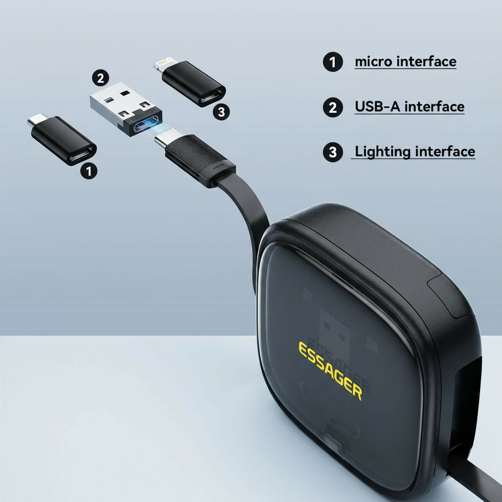Travel Multi Charging Cable Box