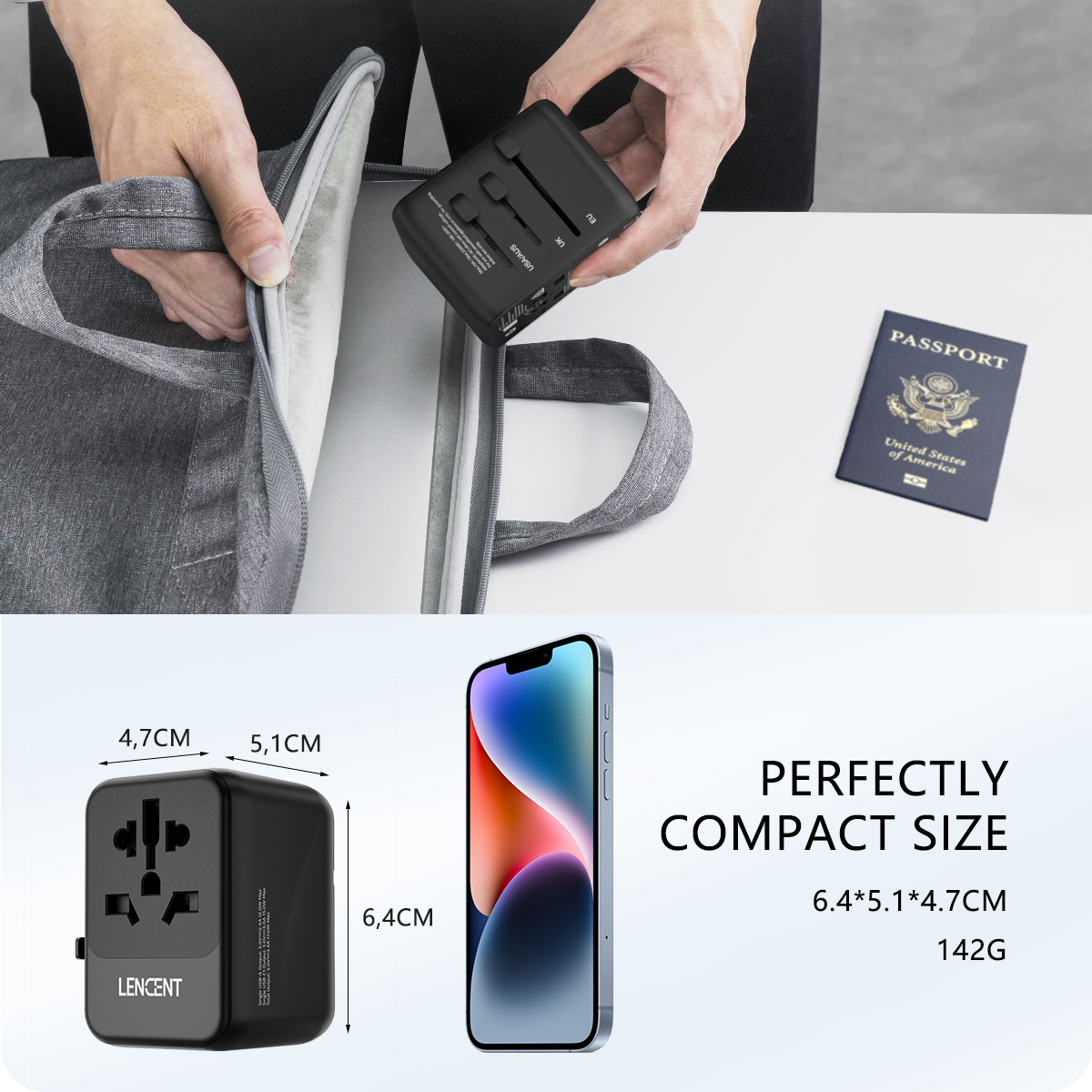 All-In-One Universal Travel Adapter
