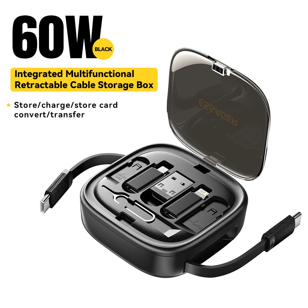 Travel Multi Charging Cable Box