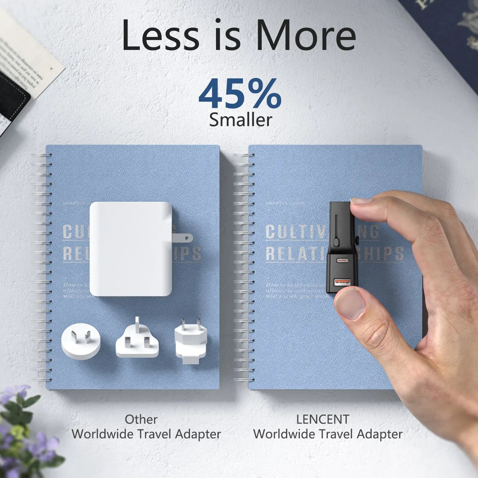 Compact Universal Travel Adapter